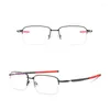 Lunettes de soleil Cadres Belight Optique American Sports Design Classique Titane Demi-Monture Sans Monture Hommes Prescription Lunettes Lunettes 5128