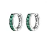 Hoopörhängen färgade zirkon 925 Amazons ringfärgsmatchande tillverkare 1 smyckörörning