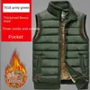 Mens Vests Winter Work Vest Sleeveless Hunting Multi Pocket Golf Fishing Suit Camping Tactics Military Net Zipper 231120