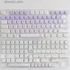 Tastaturen Gradation Purple Rabbit 142 Tasten MOA-Profil PBT-Tastenkappen Farbsublimation für MX Switch Gaming Mechanische Tastatur-Tastenkappe Q231121