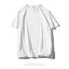 Amerikansk stil 300 g tung kortärmad t-shirt herr sommarenfärgad tjock cityboy bomullsskjorta med tre nålar