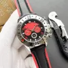 Relógio masculino de alta qualidade, pulseira de borracha de luxo, relógio clássico esportivo mecânico multifuncional de seis pinos