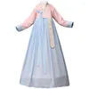 Abbigliamento etnico 2023 Costume stile tradizionale coreano femminile Hanbok Dance Performance Improvement Stage Dress