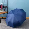 Luxury Automatic Folding Umbrella black glue sun protection UV protection folding sun umbrella