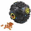 Dog Toys Pet Sound Sphere Leakage Food Ball Toy Ball Dogs Cat Squeaky Chews Puppy Squeaker Voice Pet Supplies Play