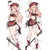 Kussensloop anime yan fei dakimakura game genhin impact yanfei cosplay fullbody knuffelen kussencase perzikkin lange kussenomslag