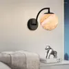 Lampa ścienna Nordic Color Glass Lampss Lampy sypialnia Bórze Sofa Sofa