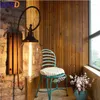 Lampada da parete IWHD Glass Out Door Loft Iron Vintage Retro Industrial Light Patio Antique Lampen Stair Applique Apparecchio