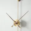 Wandklokken Noordse minimalisme klokbatterij aangedreven moderne handen grote creatieve modekunst reloj de pared kamer decorarion