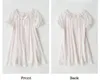 Pigiami per ragazze per bambini Lolita Dress Vintage Voile Princess Camicie da notte Camicie da notte in pizzo Stile cortese Camicia da notte per bambini per bambini Loungewear 231121