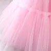 Robes de fille Filles volants robe de princesse pour enfants mariage élégant fête Tutu robe de bal enfants anniversaire Pageant Communion robes formelles