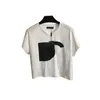 2024 Designers T-shirts Women Tees Apparel Casual Chest Letter Print Short Sleeve T-shirt Wit Black Tops Officiial Same Style Blouses Clothing Top White Sweater SML #D