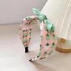 Hair Accessories Spring Summer Princess Girls Head Hoop Pretty Strawberry Print Headband For