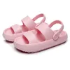 Sandalen mannen zomer dikke slippers jelly schoenen paar plat chunky