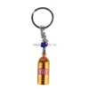 Porte-clés Longes Vi78 Creative Nos Turbo Bouteille d'azote Porte-clés Mini Pendentif en métal Porte-clés Porte-clés de véhicule Voiture Moto Acce Dhuwx