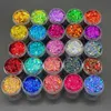 Acrylic Powders Liquids 24 Colors Holographic Chunky Glitter 24 Colors Total Laser Nail Glitter Flakes Chunky Holographic Laser Nail Glitter 231120