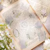 Cadeau cadeau 30 pcs vintage plante lettre fleur notes autocollants décoratifs scrapbooking étiquette journal papeterie téléphone ins journal planificateur