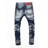 DSQ Phantom Turtle Men 's Jeans Mens 이탈리아 디자이너 청바지 스키니 찢어진 멋진 사람 인과 구멍 데님 패션 브랜드 피트 청바지 남성 씻는 바지 65228