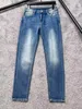 Jeans pour hommes Jeans de marque de marque Agolde pour hommes lavés style de broderie classique mince pantalon décontracté en tissu élastique de haute qualité résistant à l'usure LSAI
