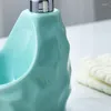 Flüssigseifenspender, 650 ml, einfache Keramik-Handaufbewahrungsflasche, Schüssel, Badezimmerbehälter, El, Shampoo, Make-up-Entferner, Wasser
