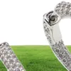 25mm 50mm grande piccolo orecchino a cerchio Huggie laboratorio completo diamante cz cerchio pavimentato cerchi moda europea regalo donna cerchi bling design841834092628