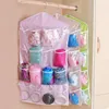 Storage Boxes Clear Small Pockets Sundry Goods Classified Hang Bag Wardrobe Cloakroom Accessories Bras Underpants Socks Pouches