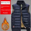 Mens Vests Winter Work Vest Sleeveless Hunting Multi Pocket Golf Fishing Suit Camping Tactics Military Net Zipper 231120