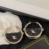 Designer C Earring Brand Luxury Stud Earing Women Fashion Jewelry Metal Letter CCity Crystal Pearl Gold Earrings cjeweler Woman Gift orecchini j787fg