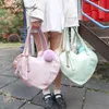 Borse da sera Ragazza cuore morbido ragazza borsa lolita PU perla luce amore borsa a tracolla JK borsa uniforme femminile J230420