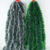 Christmas Decorations 28 meter decoration ribbon granite tree hanging pendant decorated with green vine Tinsel Wreath for Years party home 231121