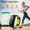 Duży ekran sportowy gps fitness Men Men Bracelets Smart Bracelets Monitor ciśnienia serca