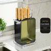 1pc Luxury Knife Block - Multi-functional Knife Storage Rack for Kitchen Countertop - Universal Light Knife Holder Shelf - Kitchen Accessories