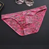 Underpants 5pcslot Sexy Underwear Men Brief Shorts Mens Briefs Ropa Interior Hombre Low Waist Breathable U Convex Print 1703 230420