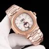 Mens Luxury Automatic Watch 40mm Belt rostfritt stål Designer Mechanical Watch Mens Fashion Business Top Brand Write Watch
