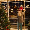 Cordes 3M 10LED USB avec télécommande Noël String Lights Père Noël Fenêtre Cadeau Navidad Année Décor à la maison