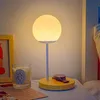 Table Lamps Solid wood small table lamp creative remote control bedroom glass modern warm decorative bedside planet night light AA230421