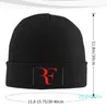 Berretti Rossi Federer Tennis Stars Skullies Berretti Berretti Inverno Caldo Cappello di Lavoro a Maglia Uomo Donna Moda Adulto Bonnet Cappelli Berretto da sci all'aperto