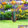 Flores decorativas grinaldas tequila rústico scpture anti-ferrugem metal agave planta jardim quintal arte decoração estátua decoração de casa para sta dhlur