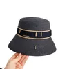 Brede Rand Hoeden Hoeden Luxe Gras Gevlochten Zonnehoed Mode Ingerichte Hoeden F Heren Casquette Vrouw Strand Cap Bonnet Beanie