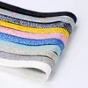 Shoe Parts Accessories Colorful shoelaces shiny white sports shoes metallic gold silver flat running 231121