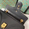 Marmont nawet torba do podwójnego g luksusowego designerskiego sprzęgła torby krzyżowe kobiety męskie słynne kopertę oryginalne skórzane torebki Messenger Saddles TOTE torebki torba
