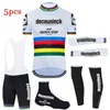 Wit 2021 Team Quickstep Wielertrui Fiets Korte Slijtage Ademende Mannen Ropa Ciclismo Fietsen Mouwwarmers Jersey Fiets Broek269I