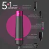 Hair Straighteners 5 in 1 Negative Ion Air Brush Kit Dryer with Detachable Heads for Straightening and Curling Styling. 231122