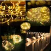 Decorações de jardim Solar À Prova D 'Água Luz Garland Corda Lâmpada LED Ao Ar Livre Fio De Cobre Fada Festiva Natal Festa De Casamento Decoração 231122