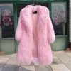 Women s Fur Faux real Mongolia Sheep coat Women full pelt Jacket 80cm fur customized plus Size F48 231121