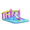 Crianças infantis de água inflável Toys de salto de salto de salto com piscina de slides Gun Gun Play Outdoor Play Diverty In Garden Backyard Birthday Party Pequenos Presentes