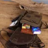 Waist Bags Men Canvas Thigh Drop Leg Bag Travel Motorcycle Riding Fanny Pack Hip Bum Belt Crossbody Shoulder For Male 2023