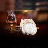 Wristwatches Casual Men's Watches USB Rechargeable Flameless Lighter Windproof Cigarette Quartz Men Reloj Hombre