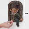 Trädgårdsdekorationer skapar dvärghartsskulpturer Old Man Tree Ornaments Easter Decoration Outdoorarf Statue 230422