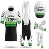 2024 WEGAN Black Green Cycling Team Jersey 19d Bike Shorts Set Ropa Ciclismo Mens Mtb Summer Pro Rowling Maillot Bottom Ubranie 239L